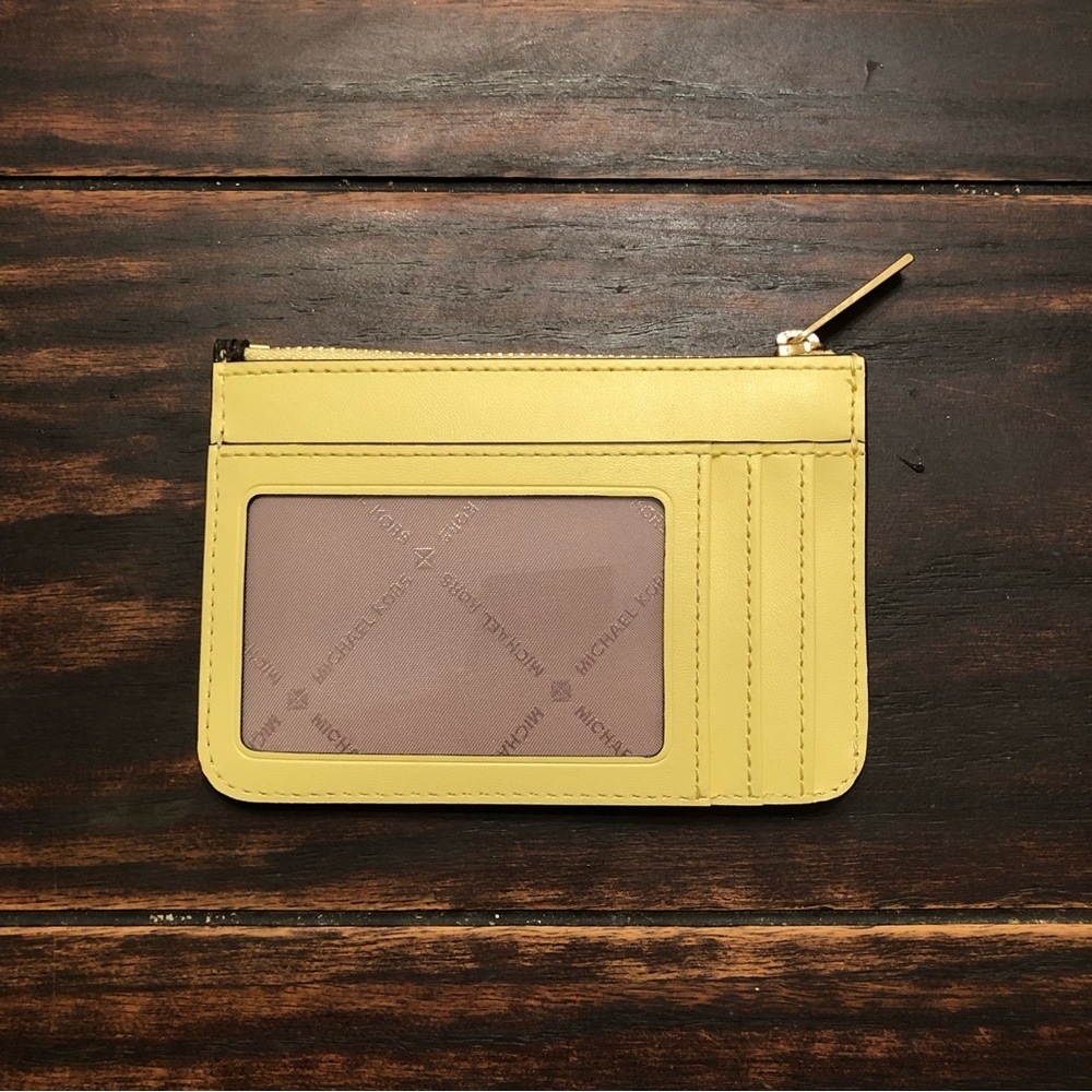Michael Kors Brown and Light Yellow Wallet - Picture 3 of 5